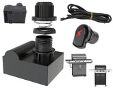 PETKAO kit frontal mostrando módulo y accesorios para reemplazo rápido