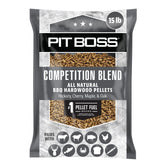 Pit Boss bolsa 15 lb frente mostrando marca y conveniente almacenamiento