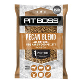 Pit Boss bolsa frontal 15 lb mostrando el empaque y facil almacenamiento