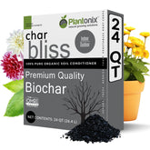 plantonix Char Bliss empaque frontal mostrando cantidad 24 cuartos y uso