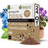 Plantonix Vermiculite Bliss frente del empaque mostrando capacidad y marca