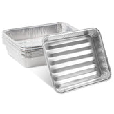 PLASTICPRO pack de 10 bandejas frente, protege parrilla y ahorra limpieza