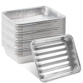 PLASTICPRO vista frontal del paquete de 50 bandejas, ahorro y conveniencia