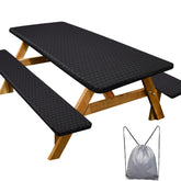Play Tailor funda de mesa frontal mostrando ajuste y protección