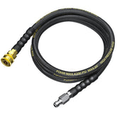 POHIR vista frontal del paquete de manguera whip, muestra tamaño y beneficios