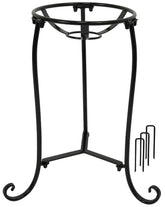 Polyjkl soporte frontal mostrando diseño estable y acabado negro