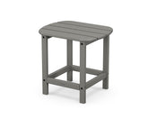 Polywood mesa frontal gris pizarra mostrando diseño resistente y elegante