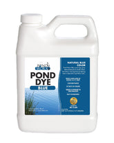 Pond Worx envase frontal muestra el tinte azul y beneficios estéticos
