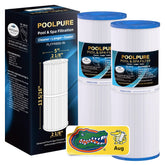 PoolPure filtro frontal mostrando ajuste y compatibilidad, mantiene agua clara