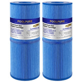 POOLPURE vista frontal del filtro spa mostrando ajuste preciso y durabilidad