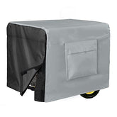 Porch Shield vista frontal de la funda protegiendo generador y evitando lluvia