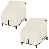 Porch Shield funda frontal para sillón beige protege de lluvia