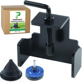 POSEAGLE herramienta completa mostrando extractor, afilador y balanceador para mantenimiento seguro