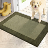 PURRUGS felpudo frontal en Budding Green y Sage Green mostrando color y forma