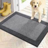 PURRUGS felpudo frontal mostrando diseño gris para entrada y control de suciedad