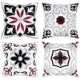 Pyonic fundas frente estampado floral aportando color al patio