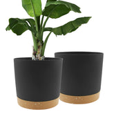 QCQHDU maceta frontal 12 pulgadas mostrando diseño minimalista y limpieza