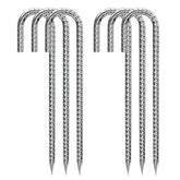QNLONG paquete frontal con seis estacas galvanizadas, solución resistente