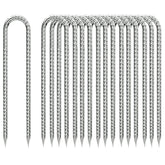 QNLONG estacas frontal con empaque, muestra durabilidad y cantidad