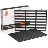QuliMetal vista frontal del juego de parrillas listo para instalar mejora calor