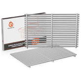 QuliMetal vista frontal de parrillas ensambladas con ajuste preciso