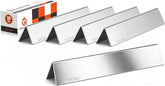 QuliMetal vista frontal de las 5 barras deflectoras, reemplazo duradero
