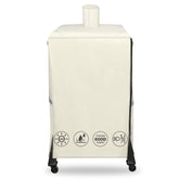 QuliMetal funda frontal mostrando ajuste perfecto y protección contra lluvia