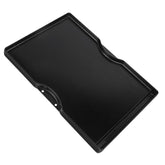 QuliMetal plancha frontal instalada en Weber Spirit, encaje preciso y cocinado uniforme