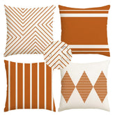 RABUSOFA fundas frontal naranja y beige mostrando diseño y protección resistente