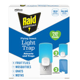 Raid trampa luminosa vista frontal mostrando diseño compacto y fácil uso