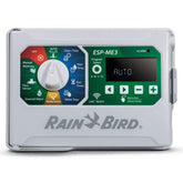 Rain Bird ESP‑ME3 vista frontal con carcasa cerrada y fácil instalación
