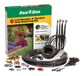 Rain Bird paquete frontal del kit mostrando piezas y beneficios de ahorro
