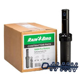 Rain Bird rotor frontal del paquete mostrando 12 unidades y ahorro por volumen