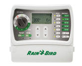 Rain Bird SST400IN vista frontal con dial y botones, control sencillo y ahorro de agua