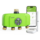 RAINPOINT vista frontal del temporizador con controles claros y fácil instalación