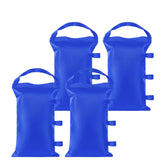 REHOYEE vista frontal del set de 4 bolsas azules, fácil identificación y transporte