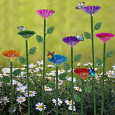 Retyion vista frontal del paquete de 8 flores, decora y atrae polinizadores