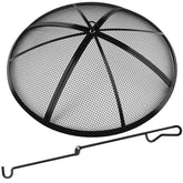 RGJ protector de chispas frontal mostrando cobertura y diseño seguro