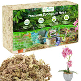Riare paquete frontal mostrando musgo sphagnum y volumen expandible