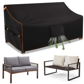 Rimwig frontal de la funda para loveseat mostrando ajuste y protección