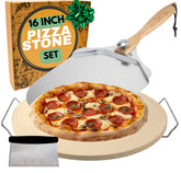Ritual Life piedra de pizza frontal mostrando diseño resistente y capacidad grande