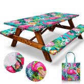 RNOONY funda de mesa frontal mostrando ajuste y protección