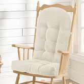 ROFIEJOX cojín para mecedora vista frontal mostrando acabado tufted y confort