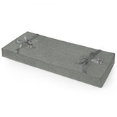 ROFIELTY vista frontal del cojín gris oscuro, aspecto elegante y práctico