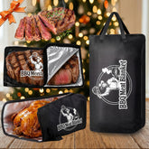 Roseek vista frontal de la bolsa para brisket, presentación profesional y duradera