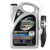 Roundup frasco frente mostrando etiqueta y cobertura clara