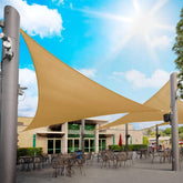 Royal Shade toldo frontal mostrando cobertura amplia y estética