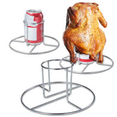 RTT soporte frontal mostrando estabilidad y fácil montaje para pollo jugoso