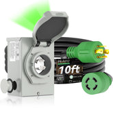 RVINGPRO cable frontal con enchufe NEMA 14-30P, conexión segura y fiable
