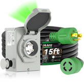 RVINGPRO cable frontal mostrando construcción de cobre y protección contra llamas